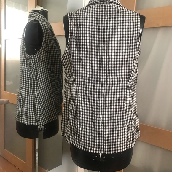 Blk/Wht Checkered 2pc Short Set,13/14 - Picture 3 of 6